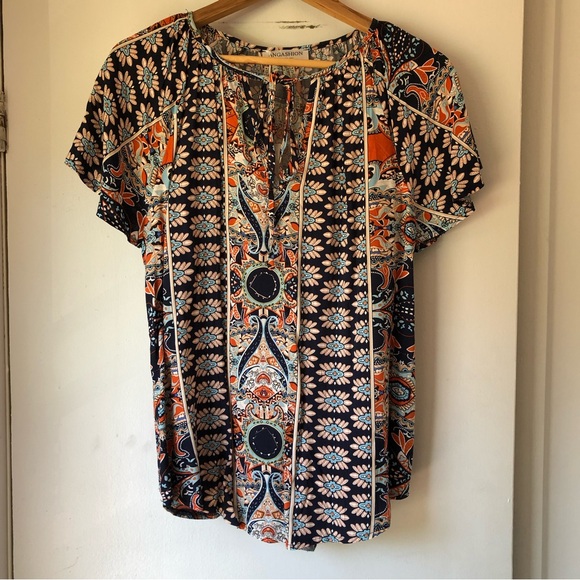 Patterned Summer Top - Picture 4 of 6